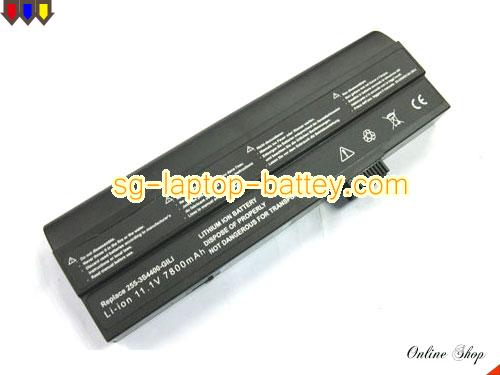 UNIWILL N255II3 Replacement Battery 6600mAh 11.1V Black Li-ion