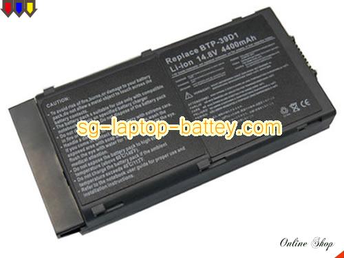 ACER TravelMate 621LC Replacement Battery 3920mAh 14.8V Black Li-ion