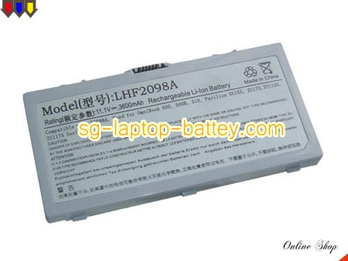 HP F2098B Battery 3600mAh 11.1V Silver Li-ion