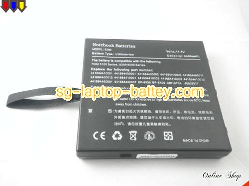 MITAC BP-8599 Battery 4400mAh 11.1V Black Li-ion
