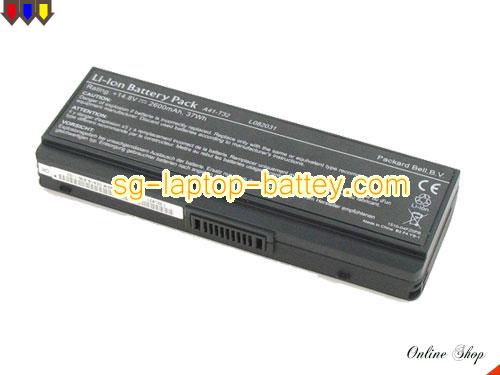 PACKARD BELL 15G10N372500PB Battery 2600mAh 14.8V Black Li-ion