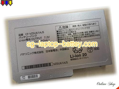 PANASONIC CF-VZSU60AJS Battery 12917mAh, 93Wh , 13.6Ah 7.2V Sliver Li-ion