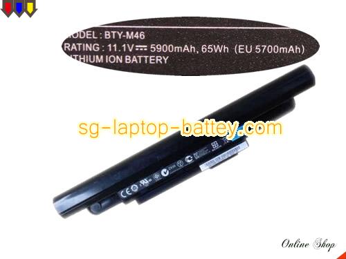 MSI BTY-M46 Battery 5900mAh, 65Wh  11.1V Black Li-ion