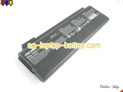 Genuine MSI GMS-BMS114ABA00-G Battery For laptop 7200mAh, 10.8V, Black , Li-ion