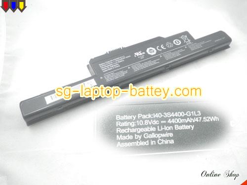 UNIWILL 140-4S2200-C1L3 Battery 4400mAh 11.1V Black Li-ion