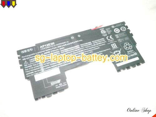 ACER AP12E3K Battery 3790mAh, 28Wh  7.4V Black Li-Polymer