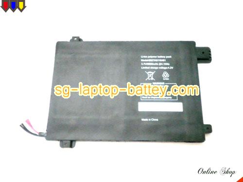 HASEE 6027A0116401 Battery 6500mAh, 24.1Wh  3.7V Black Li-ion