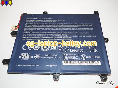 ACER BAT1012 Battery 3280mAh, 24Wh  7.4V Black Li-Polymer