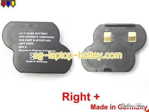 COMPAQ 401027-001 Battery 100mAh 4.8V Black Ni-MH
