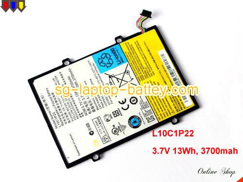 Genuine LENOVO PAD A1 Battery For laptop 3700mAh, 13Wh , 3.7V, Black , Li-Polymer