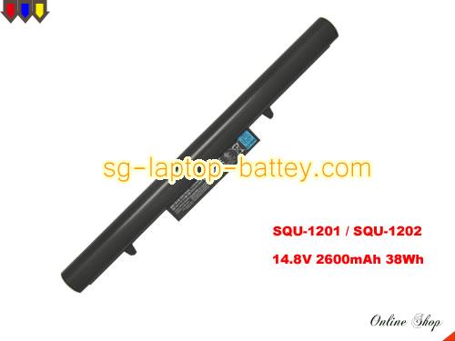 HASEE SQU-1202 Battery 2600mAh, 38Wh  14.8V Black Li-ion