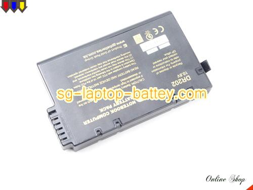 Genuine CLEVO MODEL 9 Battery For laptop 6600mAh, 10.8V, Black , Li-ion