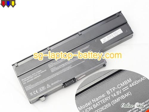 MEDION Akoya P6615 Replacement Battery 4400mAh 14.8V Black Li-ion