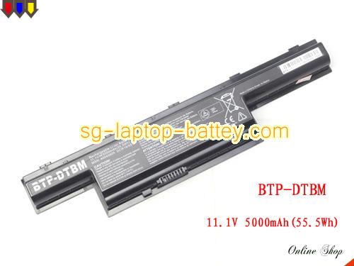 MEDION 3ICR19/65-2 Battery 5000mAh, 55.5Wh  11.1V Black Li-ion