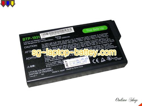 ACER Extensa 710 Replacement Battery 3200mAh 14.8V Black Li-ion