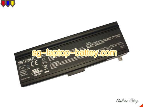 GATEWAY W81244LD Battery 6600mAh 11.1V Black Li-ion