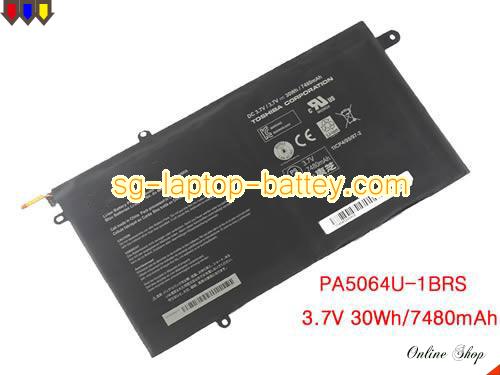 TOSHIBA PA5064U-1BRS Battery 7480mAh, 30Wh  3.7V Black Li-ion