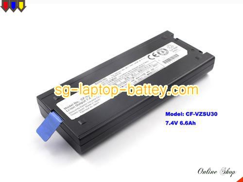 Genuine PANASONIC ToughBook CF-18e Battery For laptop 6600mAh, 6.6Ah, 7.4V, Black , Li-ion