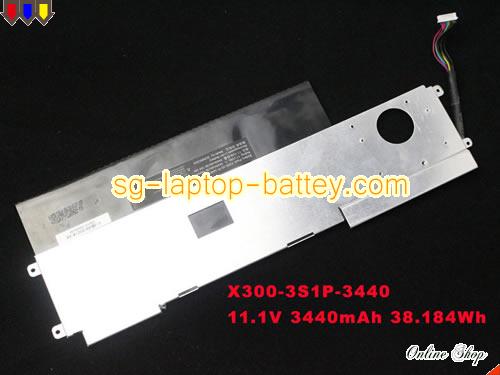 HASEE X300-3S1P-3900 Battery 3440mAh 11.1V Black Li-ion