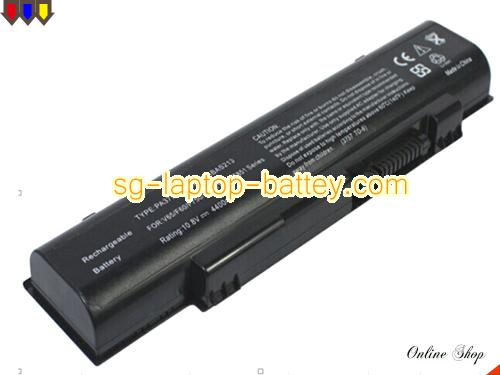 TOSHIBA Qosmio F750 PQF75A-02Y00Q Replacement Battery 5200mAh 10.8V Black Li-ion