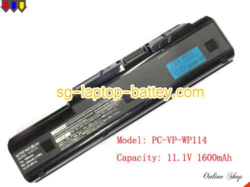 NEC PC-LL370DS6W Battery 1600mAh 11.1V Black Li-lion