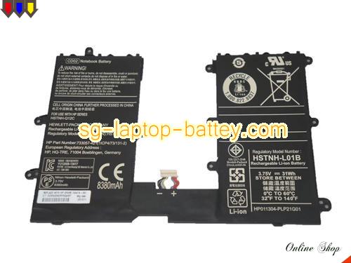 Genuine HP Tablet 610 G1 Battery For laptop 8380mAh, 31Wh , 3.7V, Black , Li-ion