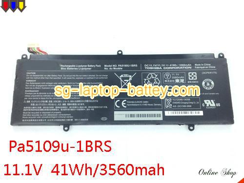 Genuine TOSHIBA Satellite Click 2 Pro P30W-B-102 Battery For laptop 3560mAh, 41Wh , 11.1V, Black , Li-ion