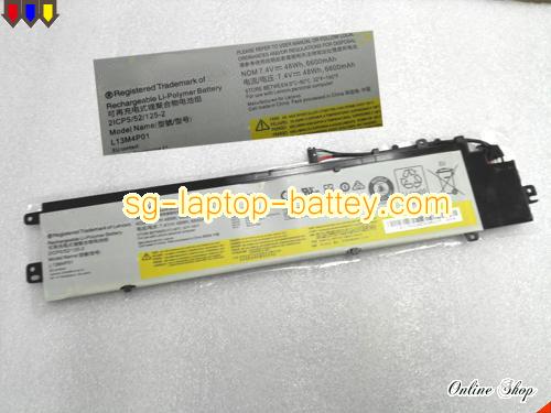 LENOVO Y40-70AT-ISE Replacement Battery 6600mAh, 48.8Wh  7.4V Black Li-Polymer