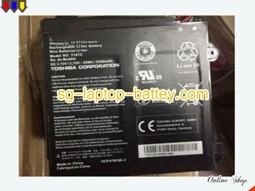 Replacement TOSHIBA T101C Laptop Battery  rechargeable 5200mAh, 20Wh Black In Singapore 