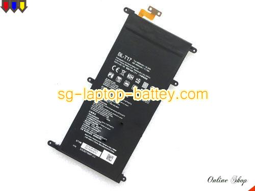 Genuine LG BLT17 Laptop Battery BL-T17 rechargeable 4800mAh, 18.2Wh Black In Singapore 