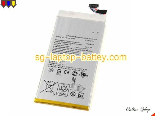 Genuine ASUS 1ICP470133 Laptop Battery C11P1509 rechargeable 4330mAh, 16Wh Sliver In Singapore 
