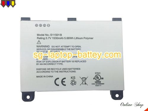 Genuine AMAZON 170-1012-00 REVC Laptop Battery 170101200 rechargeable 1530mAh, 5.66Wh White In Singapore 