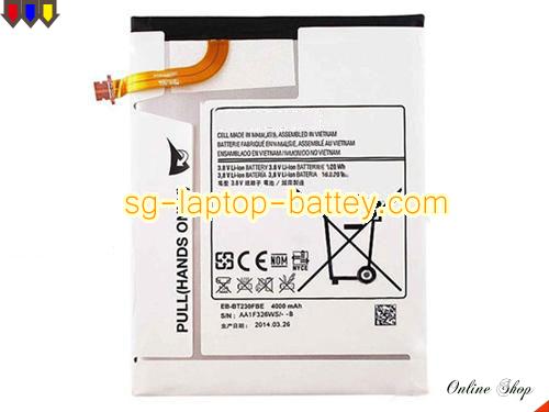 Genuine SAMSUNG EB-BT230FBE Laptop Battery EBBT230FBE rechargeable 4000mAh, 15Wh White In Singapore 