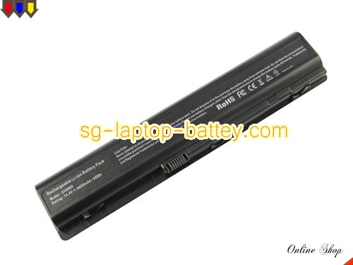 Replacement HP 434674-001 Laptop Battery 451868-001 rechargeable 6600mAh Black In Singapore 