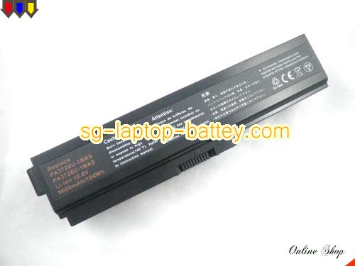 Replacement TOSHIBA PABAS118 Laptop Battery PA3636U-1BRL rechargeable 8800mAh Black In Singapore 