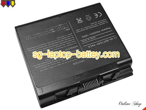 Replacement TOSHIBA PA3335U Laptop Battery PA3250U-1BRS rechargeable 6450mAh Black In Singapore 