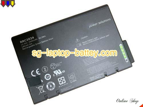 Genuine RRC 100497-04 Laptop Battery RRC2024 rechargeable 6600mAh, 95Wh Black In Singapore 