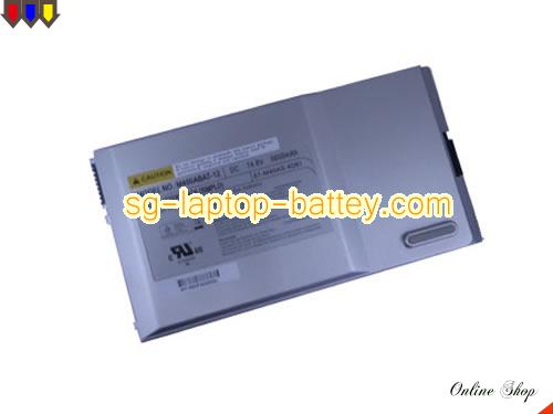 Replacement CLEVO 87-M45CS-4D4 Laptop Battery 87-M40AS-4D61 rechargeable 6600mAh Silver In Singapore 