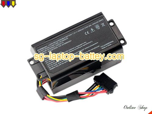 Genuine GETAC 441868800001 Laptop Battery BP2S2P2050S rechargeable 4100mAh, 29.5Wh Black In Singapore 