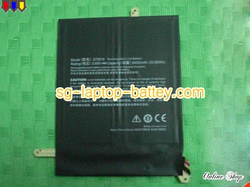 Replacement MSI GTM10 Laptop Battery GTM1O rechargeable 8400mAh Black In Singapore 