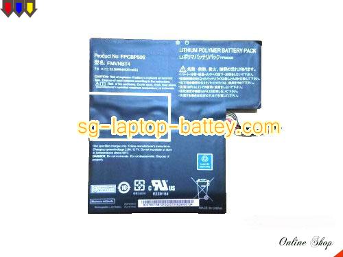 Replacement FUJITSU FMVNBT41 Laptop Battery FPB0328 rechargeable 4420mAh, 33.59Wh Black In Singapore 