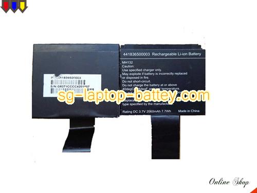 Genuine GETAC 441836500001 Laptop Battery 441836500003 rechargeable 2060mAh, 7.7Wh Black In Singapore 