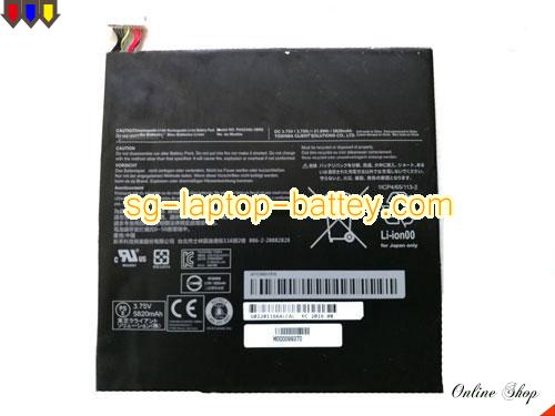 Genuine TOSHIBA PA5234U-1BRS Laptop Battery PA5234U1BRS rechargeable 5820mAh, 36Wh Black In Singapore 