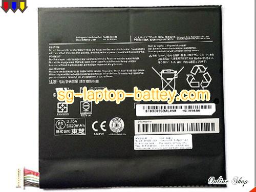 Genuine TOSHIBA PA5204U1BRS Laptop Battery PA5204U-1BRS rechargeable 5820mAh, 22Wh Black In Singapore 