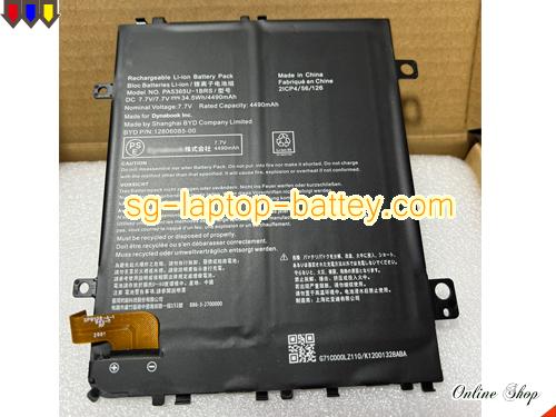 Genuine TOSHIBA 2ICP4/56/126 Laptop Battery PA5365U-1BRS rechargeable 4490mAh, 34.5Wh Black In Singapore 