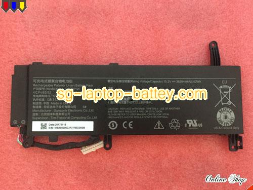 Genuine XIAOMI G15B01W Laptop Battery G15BO1W rechargeable 3620mAh, 55.02Wh Black In Singapore 