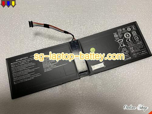 Genuine ACER 2ICP3/77/128 Laptop Battery AP17A7J rechargeable 4580mAh, 36Wh Black In Singapore 