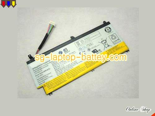Genuine LENOVO L13L1P21 Laptop Battery 121500205 rechargeable 4730mAh, 17.5Wh Black In Singapore 