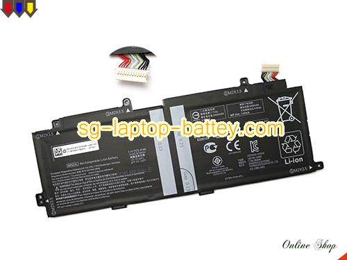 Genuine HP L46601-005 Laptop Battery L45645-2C1 rechargeable 5950mAh, 47Wh Black In Singapore 