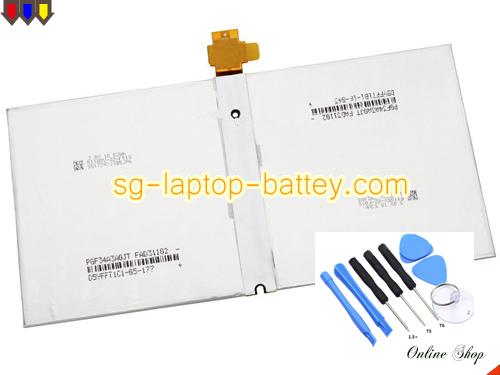 Replacement MICROSOFT DYNR01 Laptop Battery G3HTA026H rechargeable 5087mAh, 38.2Wh Sliver In Singapore 
